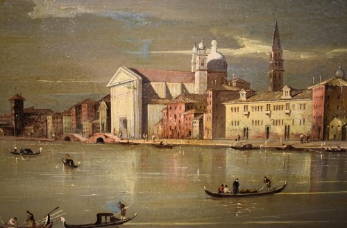 Venise, le Canal de la Giudecca - Italie XVIIIe siècle - Romano Ischia